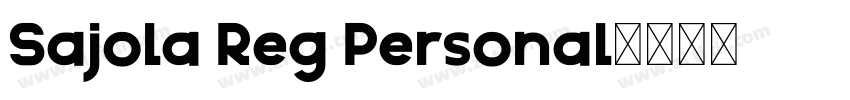 Sajola Reg Personal字体转换